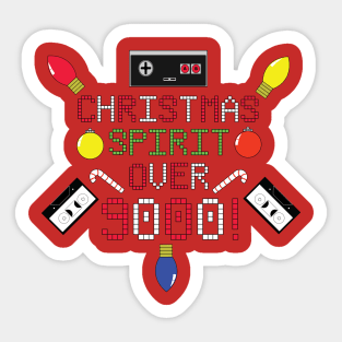 Millennial Christmas Spirit Sticker